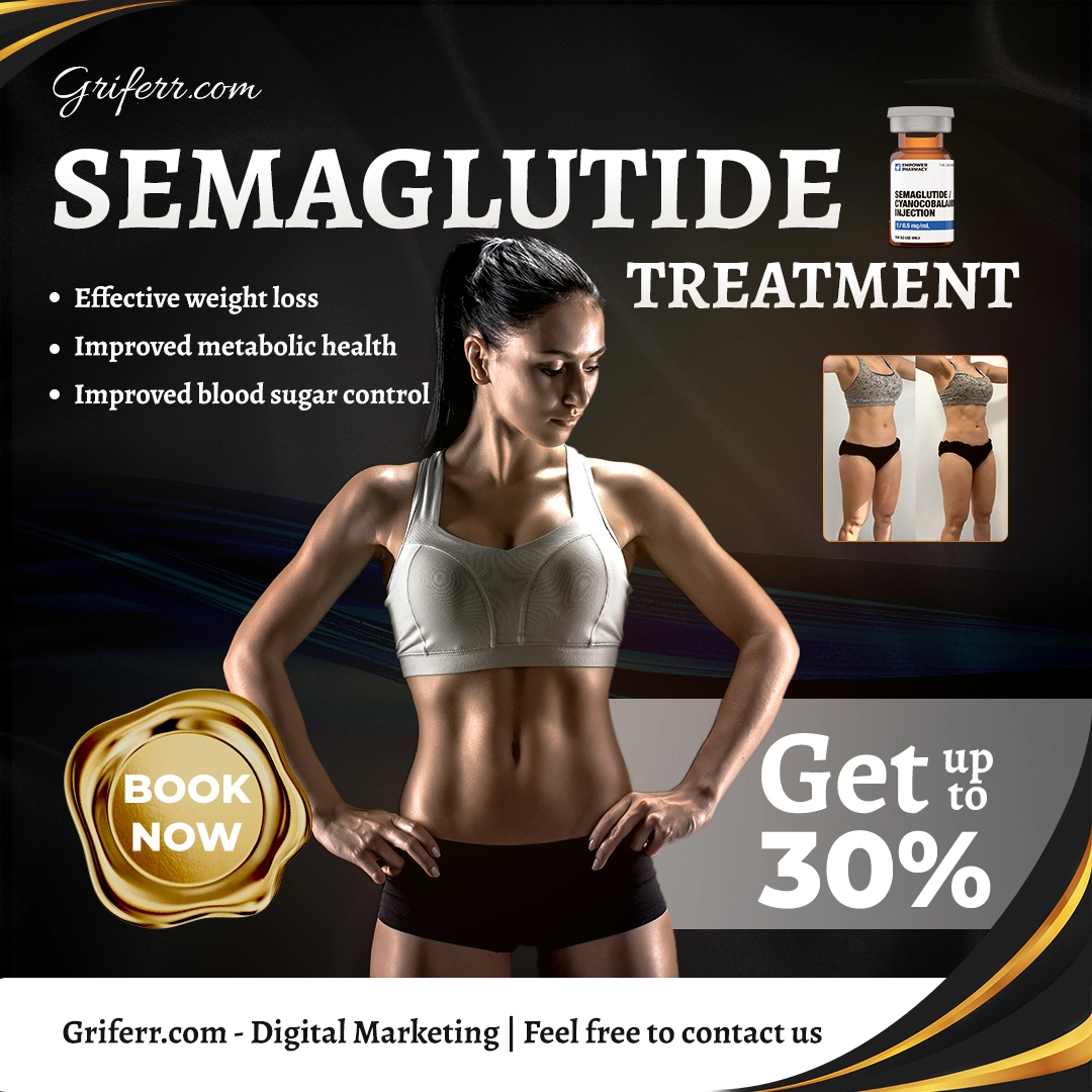 Empowering diabetes management with Semaglutide – a breakthrough graphic by griferr.com.